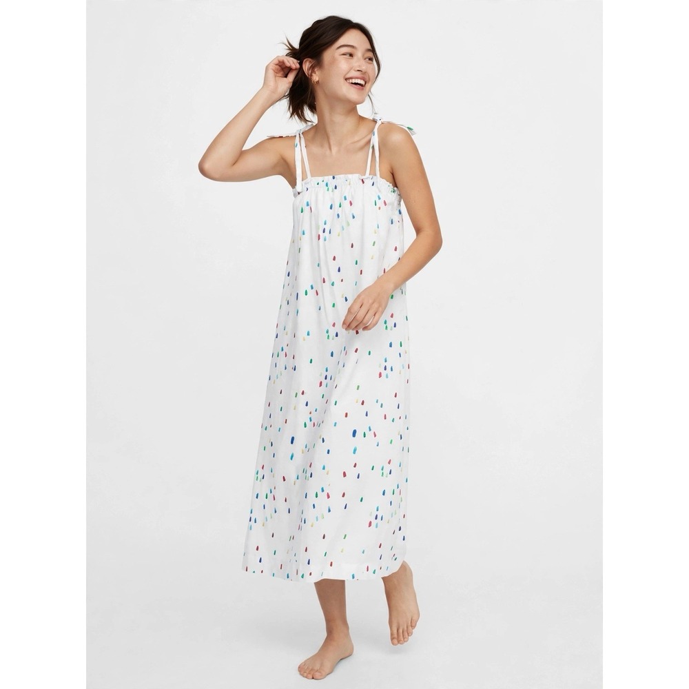 Brooke Wright Designs Dress XS S Small Summer Cotton Maxi Boho Resort